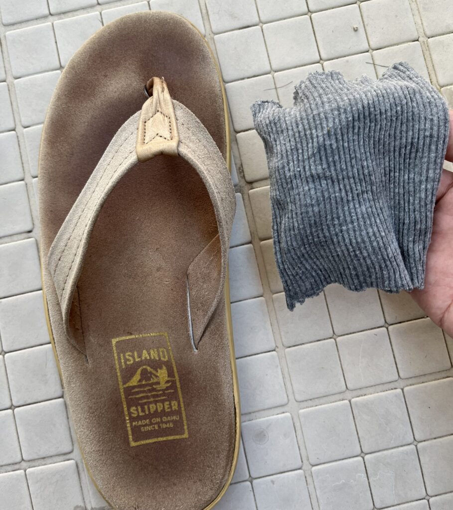 アイランドスリッパ　Island slipper　洗い方　サンダル　ハワイ　ジェイソンマーク